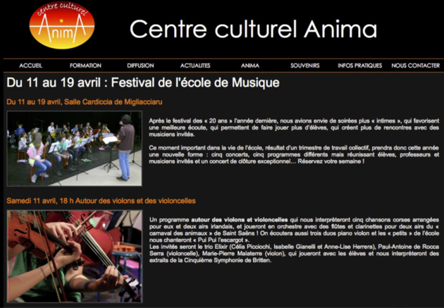 Centre Culturel Anima : Le festival de l'école de Musique